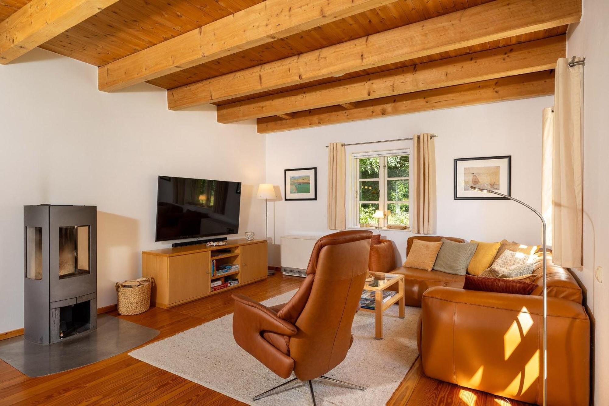 Ferienhaus Preetz 1A - Idylle Unter Reet Burtevitz Экстерьер фото
